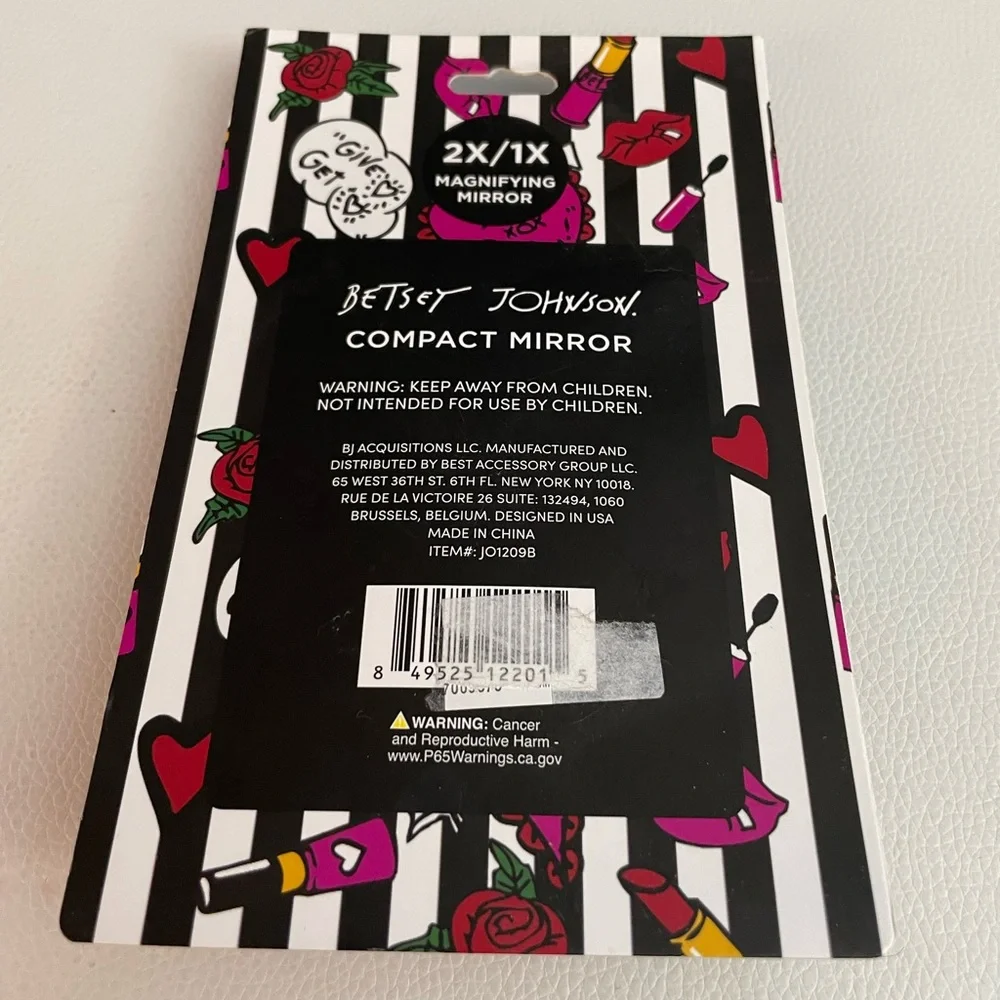 Betsey Johnson compact mirror